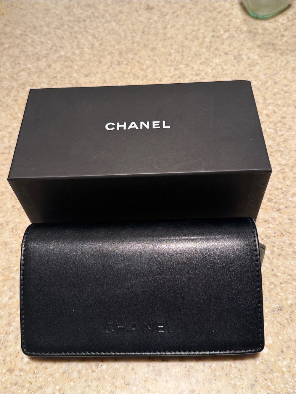 CHANEL Black Sunglasses Case